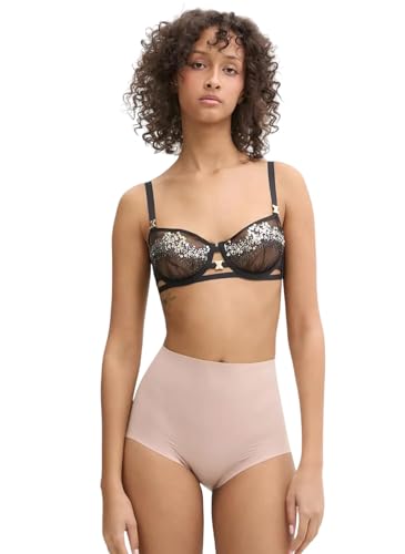 Calvin Klein Culotte Gainante Femme Brief Très Sculptante, Beige (Cedar), L Calvin Klein Culotte Gainante Femme Brief Très Sculptante, Beige (Cedar), L
