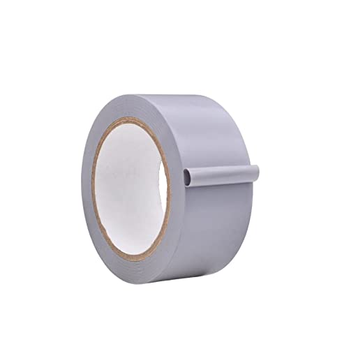 WOD Gray Vinyl Floor Tape, 2 inch x 36 yds. (Pack of 12) Ideal for Floor Marking Gym, Court, or any Other Hard Smooth Tape