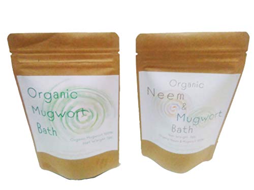 Organic Mugwort Bath 5pc/オーガニックよもぎ風呂 5パック よもぎ蒸し 妊活 温活 ハーブ風呂