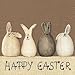 Produktbild Unbekannt Servietten 20 St. 25 x 25 cm Cocktail. Frohe Ostern, Osterhasen/Happy Easter Bunnies