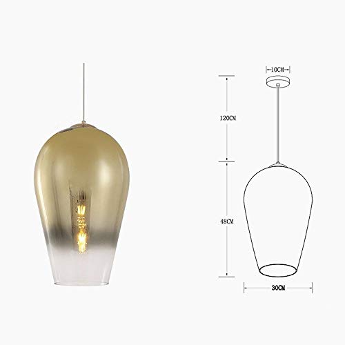 Lustre suspension dégradé de haute qualité avec douille de plafond e27 salon