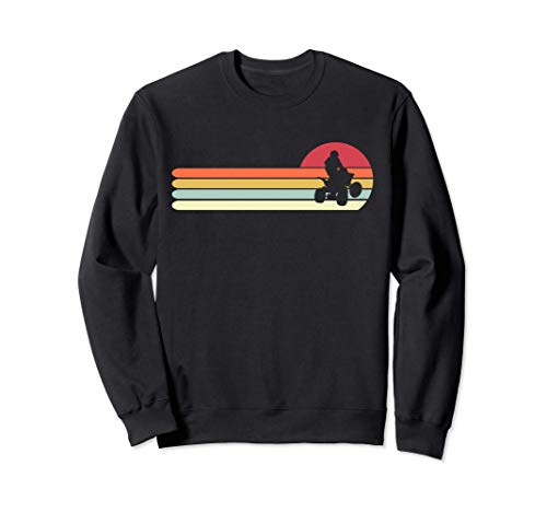 Regalo de quad de estilo retro vintage para pap Sudadera