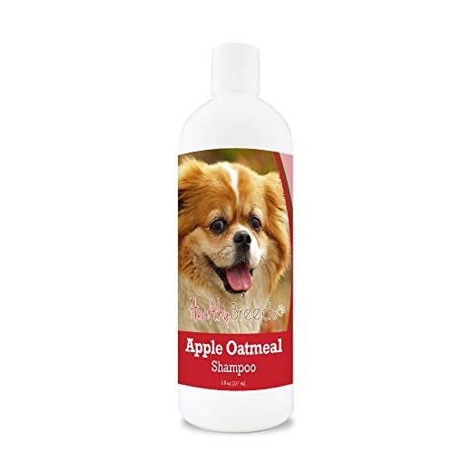 Healthy Breeds Tibetan Spaniel Apple Oatmeal Shampoo 8 oz