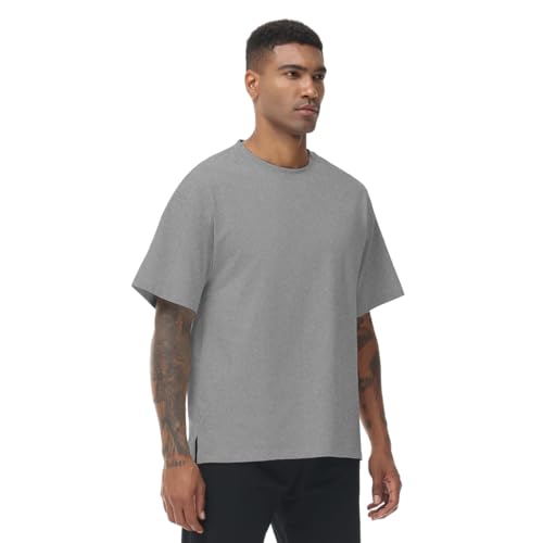 Muscle Killer 1/2pack Mens T Shirt Gym Workout Dry Fit Short Sleeve Athletic Fitness Crew Neck Tee Shirts Casual Loose Fit4