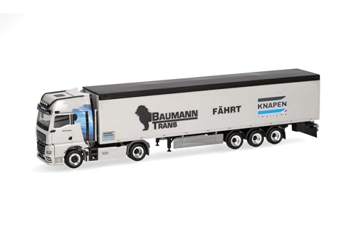 Modèle réduit camion Man TGX GX Herpa semi-remorque 1:87