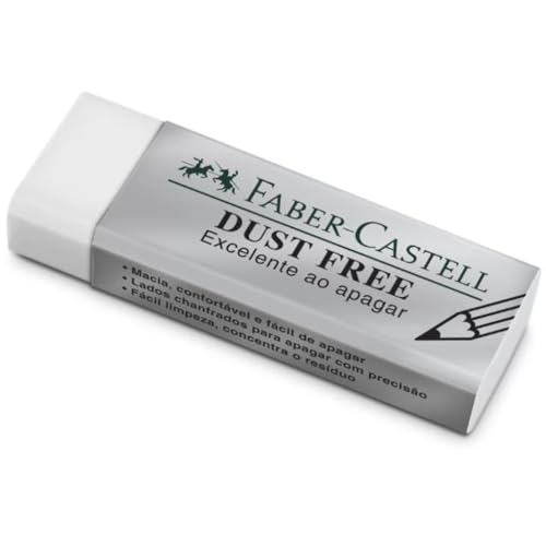 BORRACHA DUST FREE BRANCA MÉDIA 60X20MM FABER CASTELL FABER CASTELL