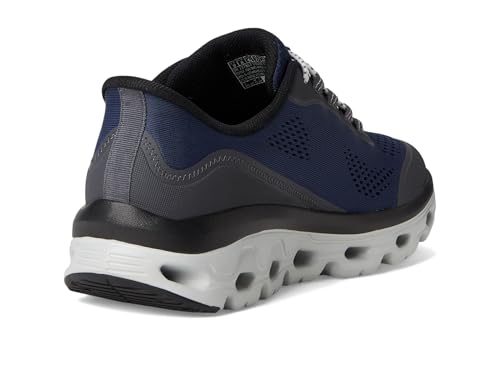 Skechers Men's Glide-Step Sole Hands Free Slip-in Sneaker,Navy,6.5