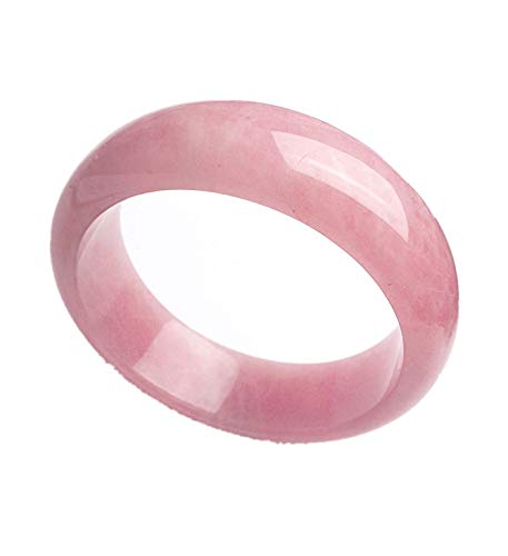 Quartz rose bracelet jonc naturel 57 mm, cadeau spirituel pour femme