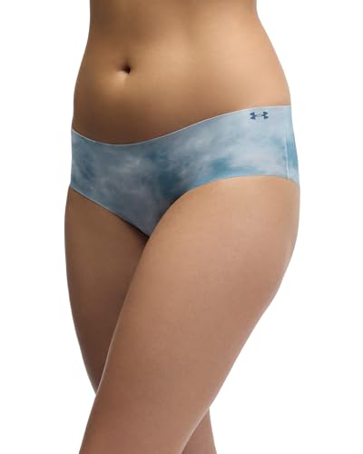 Image of Under Armour Women's 3-pack Pure Stretch No Show Hipster Underwear, All-day Comfort & Ultra-soft Fit