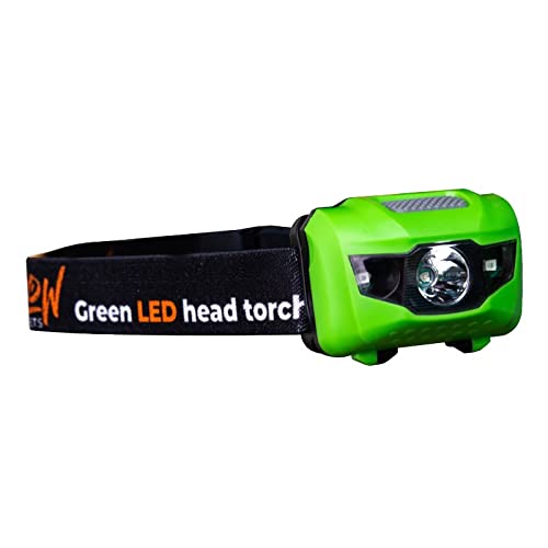 Grow Gadgets Green LED Head Light for Grow Rooms & Gardening | Hands-Free Head Torch with Green Light for Night-Time Plant Care, Hydroponics & Indoor Growing
