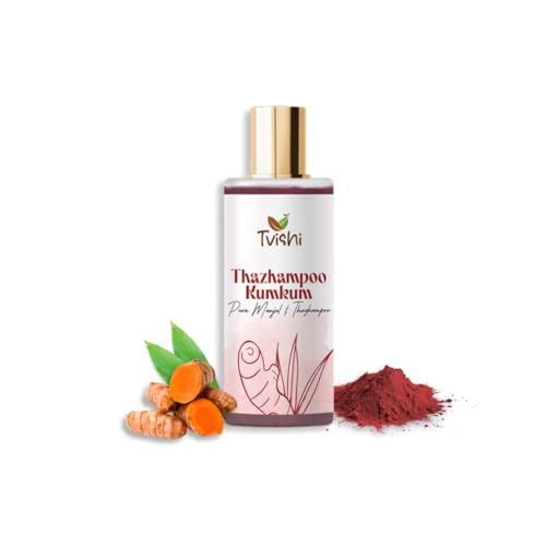 Image of Thazampoo Kumkum Maroon - 50 Gms | Organic Maroon Bindi Powder for Women | Kumkum for Pooja | Organic Sindoor Powder | Non-Staining Aromatic Formula
