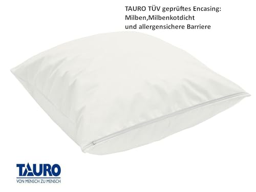 TAURO Allergiker Matratzenbezug Encasing 120x200 cm (Höhe 16 cm) | Anti-Milben Schutzbezug milbenkotdicht… – Ansicht 4