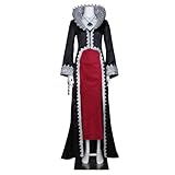Witches Regina Mills Cosplay Costume for Women Girls Adult Anime Outfit Halloween Party Stage Performance Clothes Long Skirt (Female XXL)