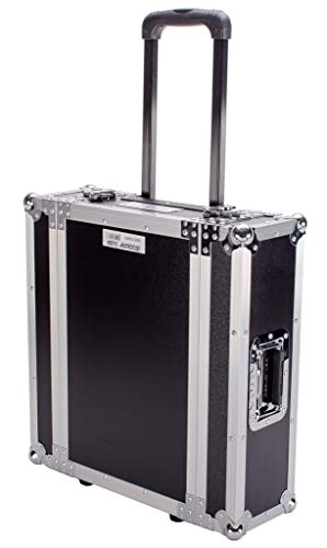 DEEJAY LED Top Quality Space Dj Rack Case with Handle Two Detachable Solid Covers, Fits 2u Pro Effects Equipment (TBH2UEDHW)