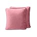 Amago Set di 2 Copricuscini, Effetto Cashmere, 50 x 50 cm - Rosa Pallido