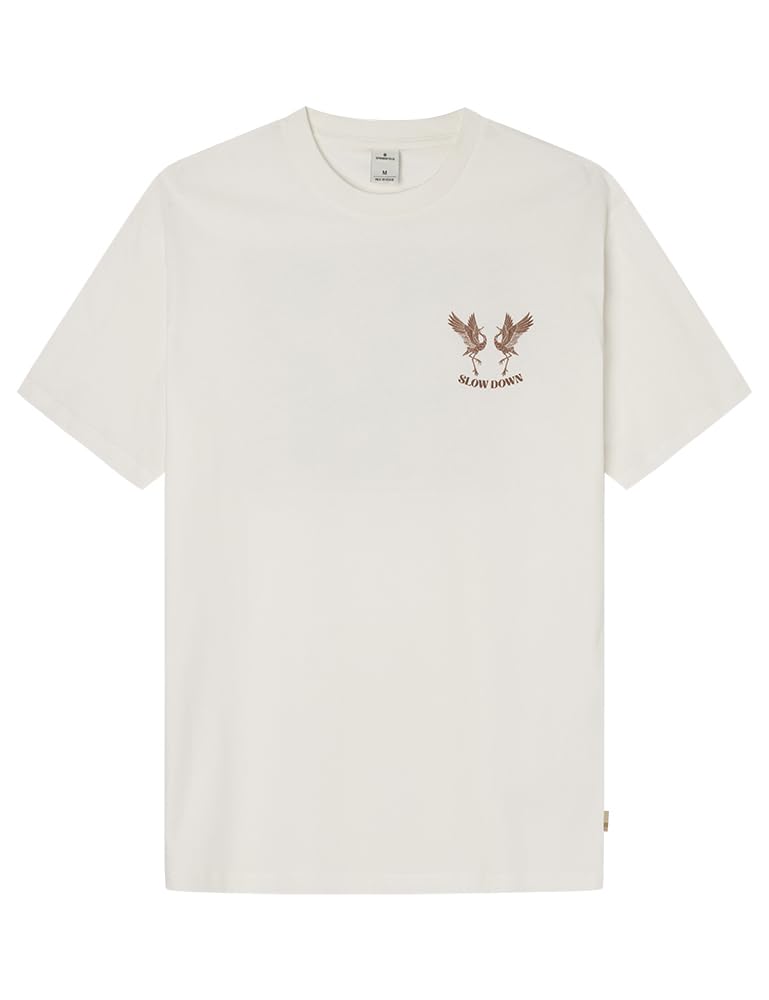 Springfield Men's T-Shirt, Ivory White, XS