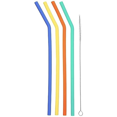 KIT COM 4 CANUDOS + ESCOVA DE LIMPEZA