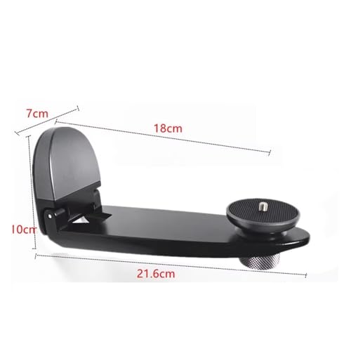 Soporte de proyector de metal negro universal para pared y cabecera 2