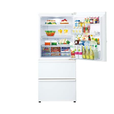 Amazon.co.jp: AQUAアクア 3ドア冷蔵庫 (272L・右開き) AQR-27K-W 