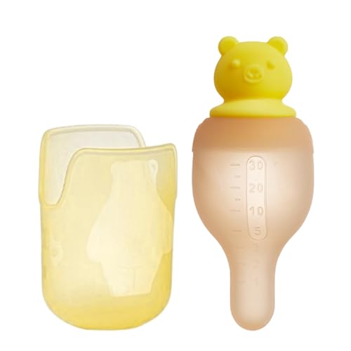 Baby Oral Feeding Spritze Silikon Medizin Schnuller Baby Flüssigkeit Feeder Spender Tropfer Mit Messbecher, Medikamentenschnuller Für Wasser Und Milch