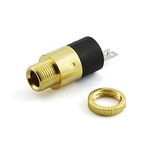 Adaptador Jack Panel Estéreo 3.5mm Macho a Hembra x5 miniatura 3