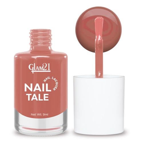 Image of Glam21 Nail Tale Nail Polish | Glossy Gel Finish | Rich Pigmentation | Chip Free | Quick Drying Formula | Long Lasting Nail Polish for Women | 9ml | Shade-11
