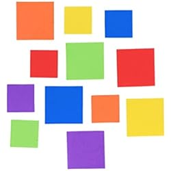 Patines Goma Eva Patrones INNSPIRO Cuadrados precortados de goma EVA 42x42mm. y 32x32mm. 100u, Multi