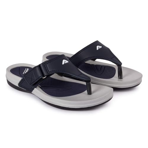 Image of Adda STAR-1 || Durable & Comfortable || EVA Sole || Lightweight || Fashionable || Super Soft || BEIGE RED || Outdoor Slipper || Slipper for Women (GREY /NANY, 8)