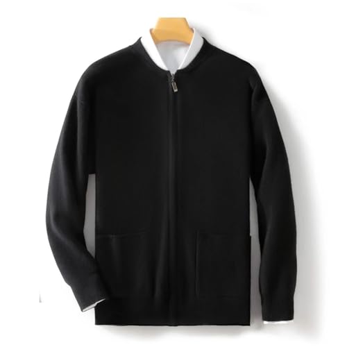 Men's Winter 100 Percent Merino Wool Sweater Cardigan Sweater Clothes Thick Warm Knit Zipper Casual Pullover4