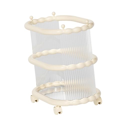 Colaxi Yoga Mat Storage Rack Cart with Caster Wheels Organization Exercise Multifunctional Kettlebells Weight Rack Storage Organizer, 46cmx30cmx47cm