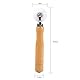 Nahtroller Vliestapete, POM Tapetenwalze Interne Externe Ecke Tapete Seam Roller Naturholz Griff Naht Home Wall Paper Dekorieren Hand DIY Werkzeug Konstruktionsdesign