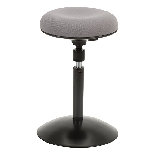 Image of Norwood Commercial Furniture Active Stool with Adjustable Height Pivot Round Seat, Gray NOR-NIL1716F-GR-SO, Grey