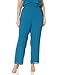 Le Bos Women's Plus-Size Embellished Neckline Pant Set Dress, Peacock, 18W