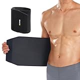 Bracoo Ceinture Abdominale de Sudation SE22 – Ceinture Amincissante Néoprène pour Femme et Homme, Gaine Ventre Plat pour Sport et Sauna