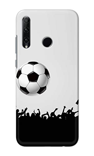 Image of Printed Hard Back Cover Case for Honor 20i | Huawei P Smart+ Plus 2019 | Honor 10i Back Cover (Football Icon) -1302