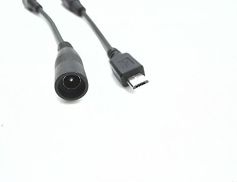 (2-Pack) Universial V8 Micro USB M to 5.5x2.1mm F DC Power Supply Charger,Computer Cables & Connectors,Power Cables & Connectors, Micro-USB Connector Adapter Power Line image 5