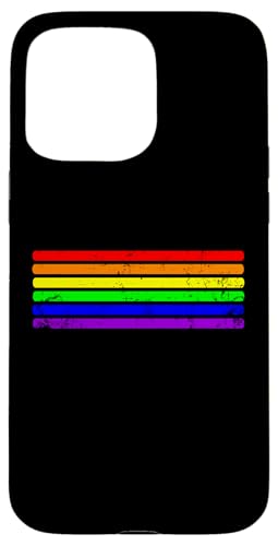 Pride Month Simple LGBT Rainbow Flag �X�}�z�P�[�X iPhone 15 Pro Max �p