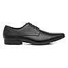 Beckett Mens Black Flat Lace Up Shoe - Size 8 UK - Black #1