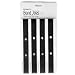 Grifiti Band Joes Pen Pencil Stylus Loop 7.5 Inch 4 Pack Silicone Rubber Notebook Notepad Journal Case Strap Holder (black)