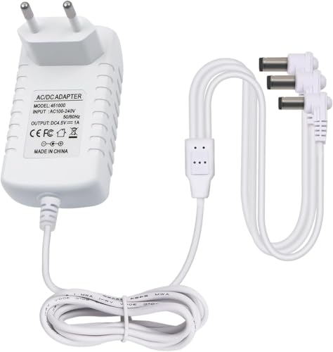 Adaptateur 4,5 V compatible Lemax 94564 pour remplacer les piles de vos décors