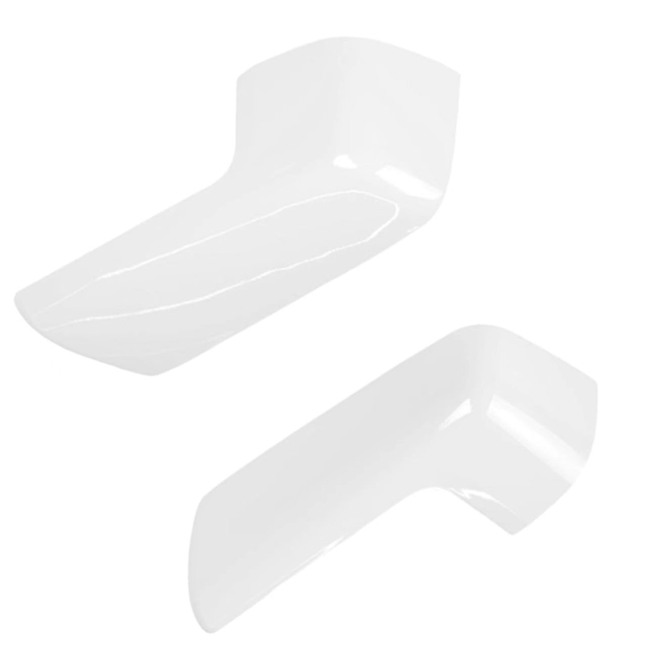 Mirror Cover Caps Compatible with GMC 2019-2025 Chevy Silverado 1500 and GMC Sierra 1500 Accessories (White)
