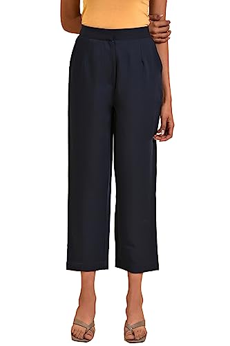Pantalon slim pour femme W Strechable bleu marine grande taille XXXL