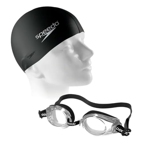 Kit Natação Completo – Óculos Clássico Visão Clara Anti-Embaçante...