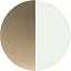 Champagne Bronze with Matte White Blades