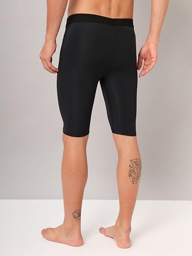Image of TECHNOSPORT Mens Compression Tights for Gym, Running, Cycling, Swimming, Workout & Athletic Activities