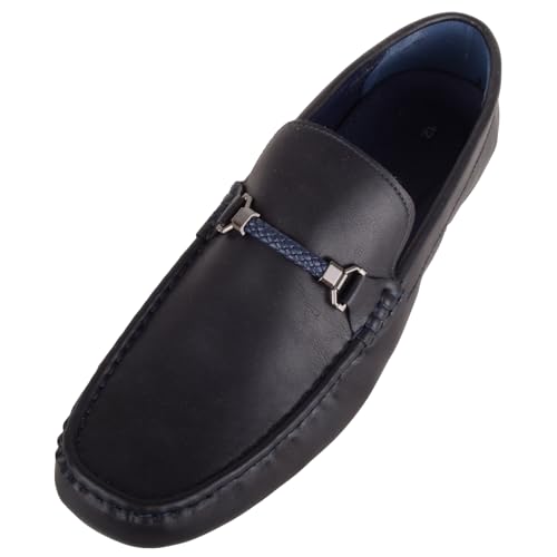 Mocasines casuales de piel para hombre Absolute Footwear, perfectos para el día a día
