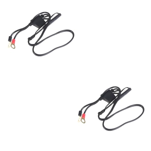 CHILDWEET 2pcs Charger Battery for Motorcycle Auto Battery Power Cable Motorcycle Easy to Use