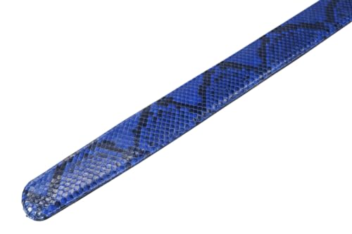 Image of Pelgio Genuine Python Snake Skin Auto Locking Men's Belt 46 inch Long