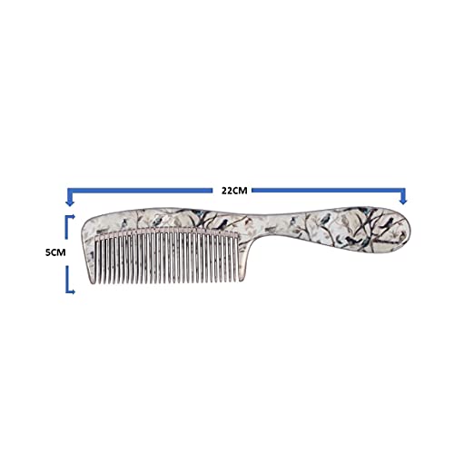 Image of Lily Multicolour Grooming Hair Handle Combs For Women, Pack of 3