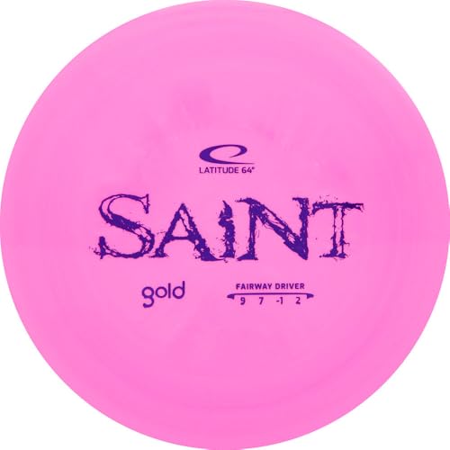 Saint by Latitude 64 | Premium Gold Line | Disc Golf Control Driver (Colors Vary)